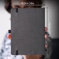 Notebook Grey Elephant soft Cover A5